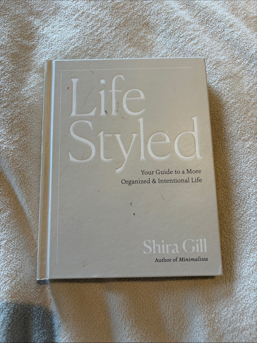 Life Styled Hardcover Book - Cream